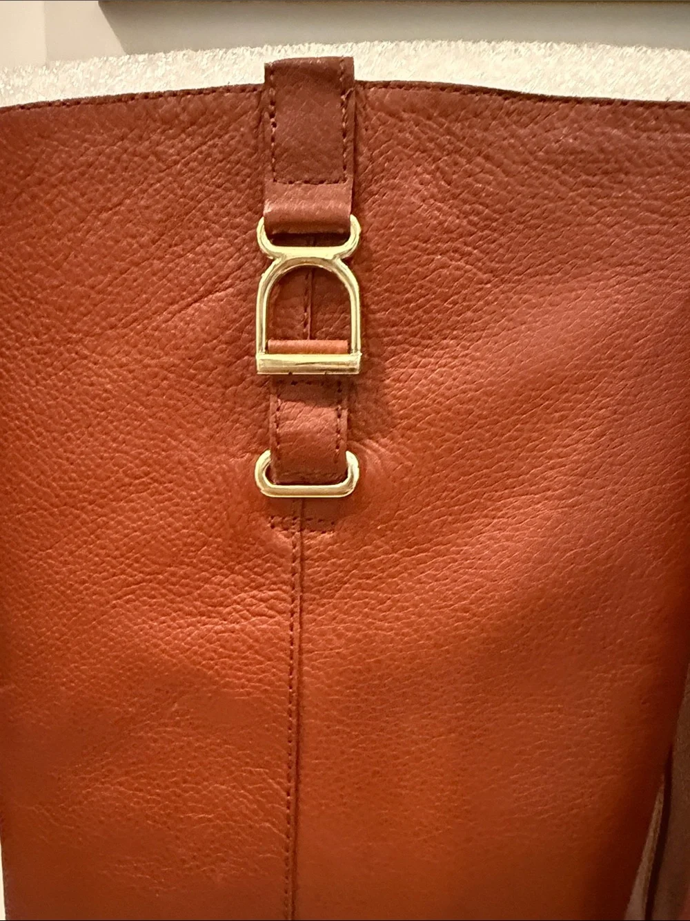 Banana Republic Tall Leather Boots - Chestnut